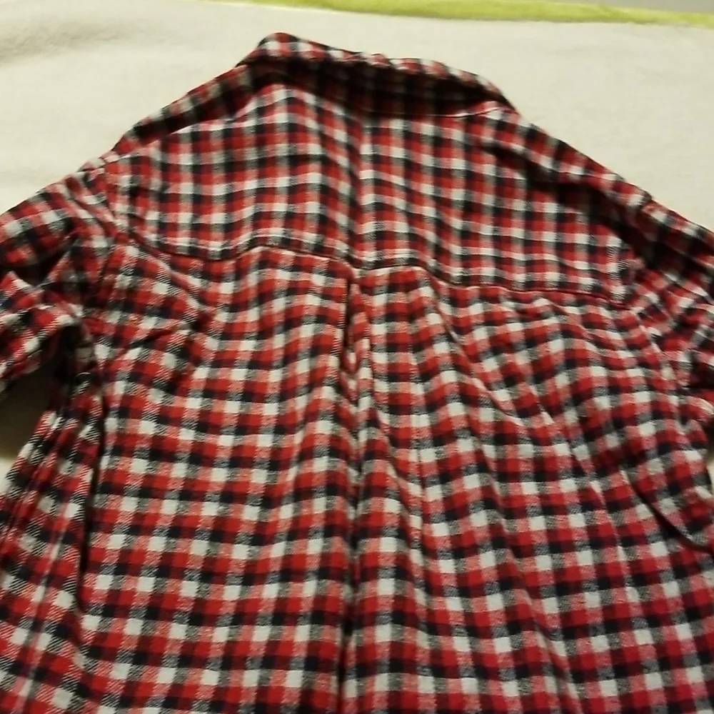 Oshkosh B'Gosh Boy's Plaid Button Down Long Sleeve Shirt